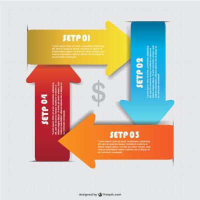 Colorful Arrows Infographic Templates for Free Download