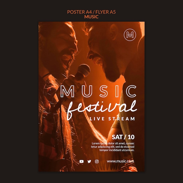 Music Festival Poster Template