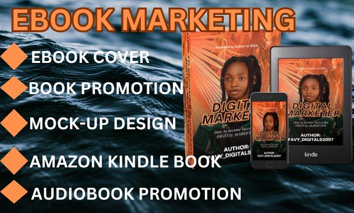 I will do book promotion, amazon kindle book, audiobook, promote ebook cover