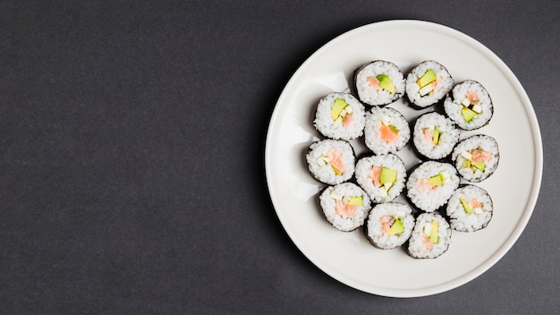 Top View of California Rolls – Free Stock Photo Download