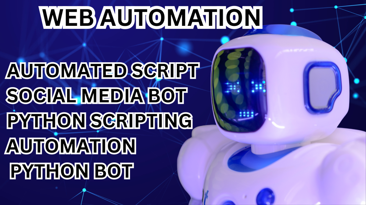 I will create web automation bot python script automated script python script