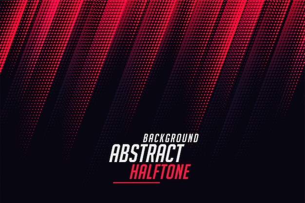 Diagonal Abstract Halftone Lines in Red and Black Color – Free Download