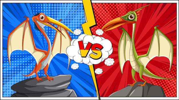 Pterodactyl Showdown Epic Battle