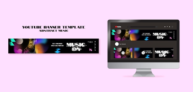 Music Festival YouTube Banner Template