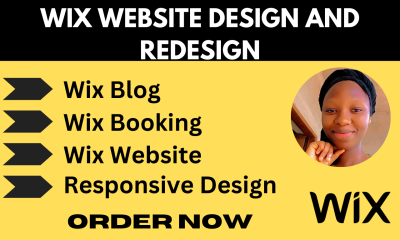 I will redesign Wix website, design Wix website, Wix booking, Wix blog