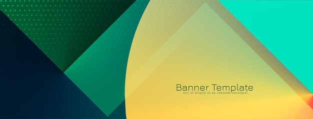 Futuristic Modern Stylish Geometric Business Banner Template