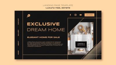 Luxury Real Estate Landing Page Template