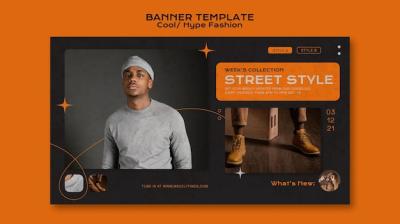 Cool Fashion Banner Template – Free Download