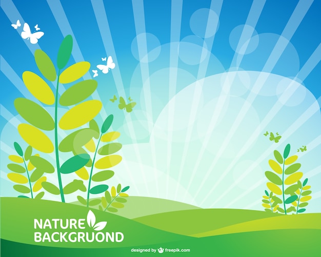 Green Nature Background for Free Download