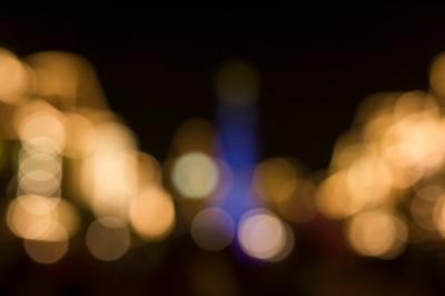 Dark Nightlights Blurry Modern Urban City – Free Stock Photo Download