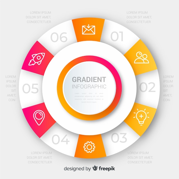 Vector Templates: Infographic Steps – Free Download