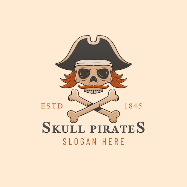 Vector Templates: Pirate Logo Template Design