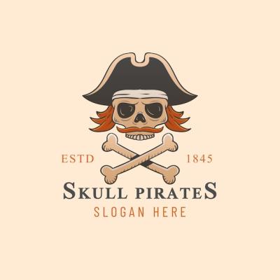 Vector Templates: Pirate Logo Template Design