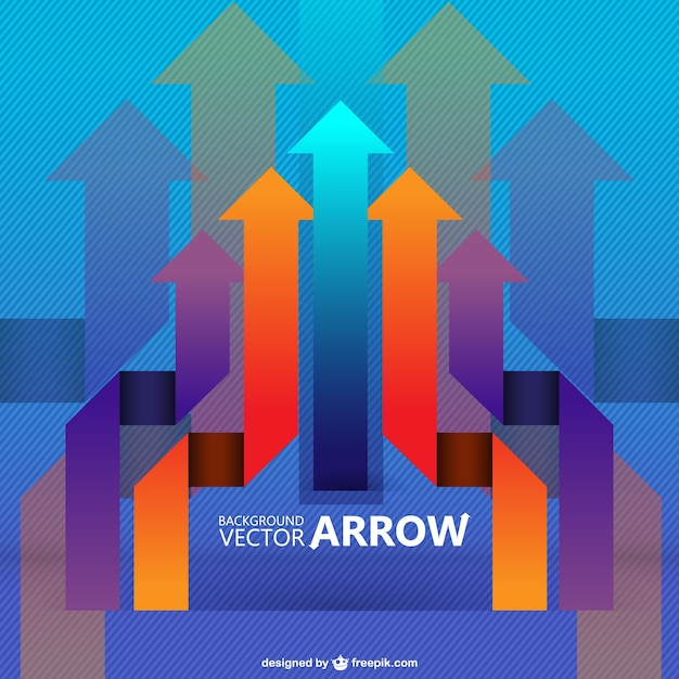 Orange and Purple Retro Arrows Background Free Download