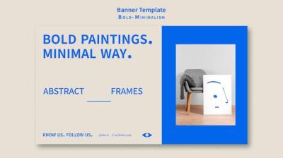 Bold-Minimalism Banner Template