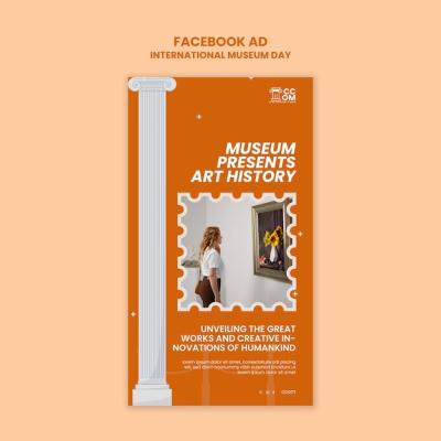 International Museum Day Facebook Template