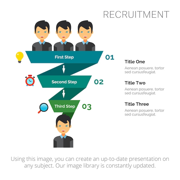 Step Diagram with Three Elements Slide | Free Download