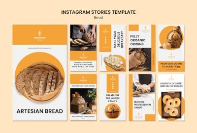 Bread Concept Instagram Stories Template