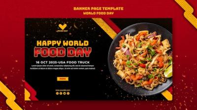 World Food Day Template Banner