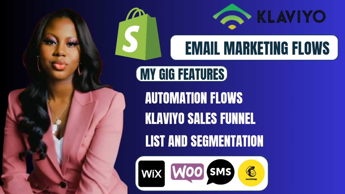 Expert in Klaviyo Flows, Sales Funnels, Email Lists & Marketing