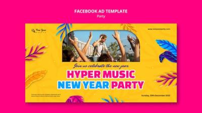 Party Entertainment Facebook Template – Free Download