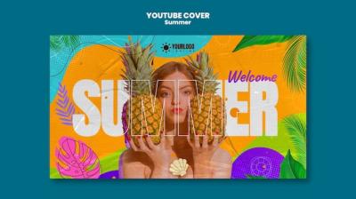 Summer Season YouTube Cover Template