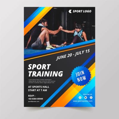 Sport Poster Vector Templates – Download for Free