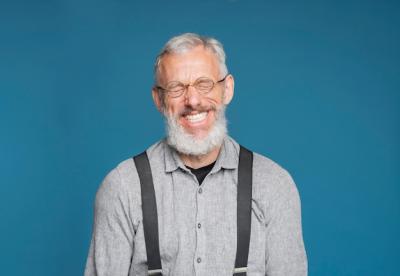 Close up portrait of senior man – Free Download