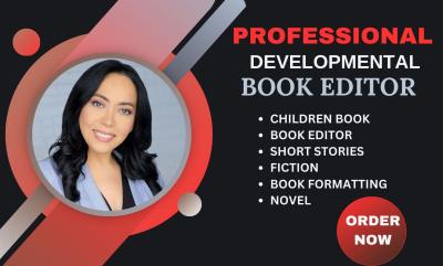 I will do proofreading editing developmental editor fiction non fiction book