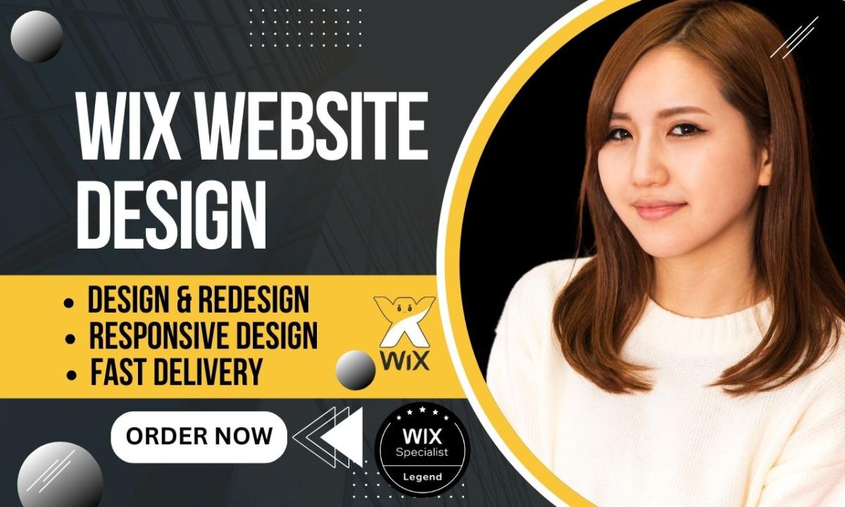 I will design wix studio website, wix studio website redesign, wix website