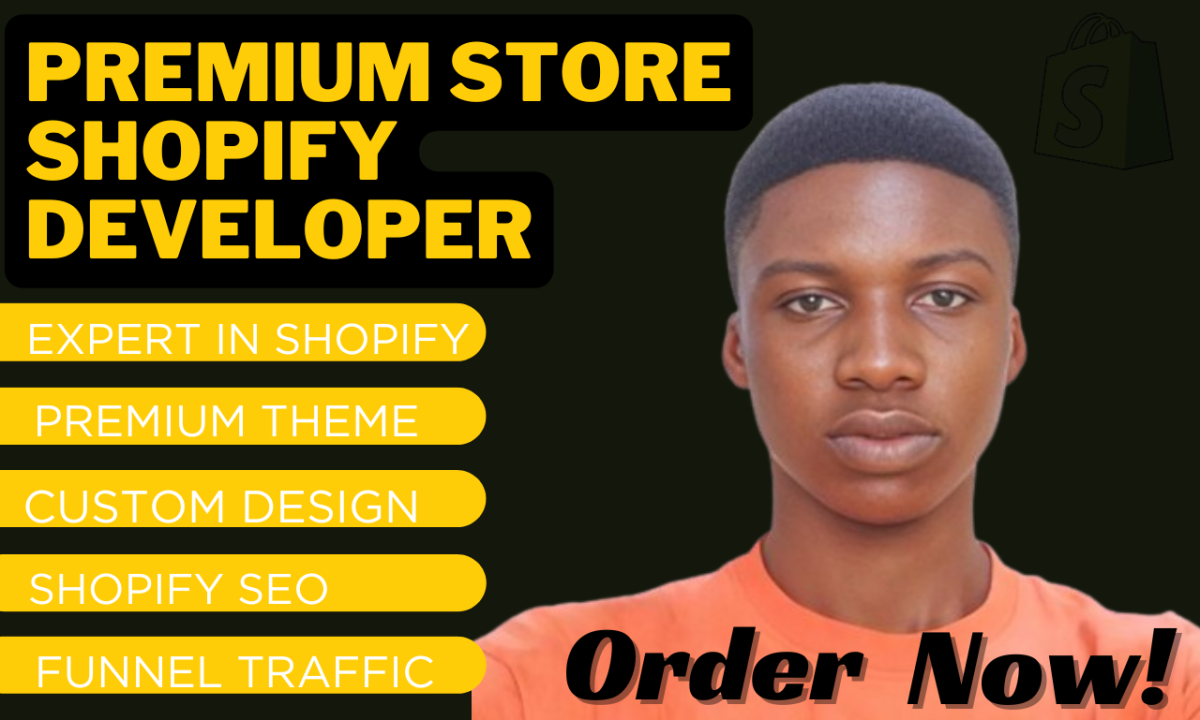 I will be your Shopify expert, to design and redesign Shopify dropshipping store