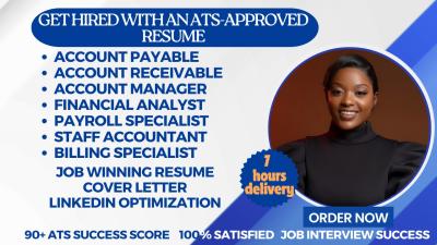 I will create ATS account receivable and account payable resume