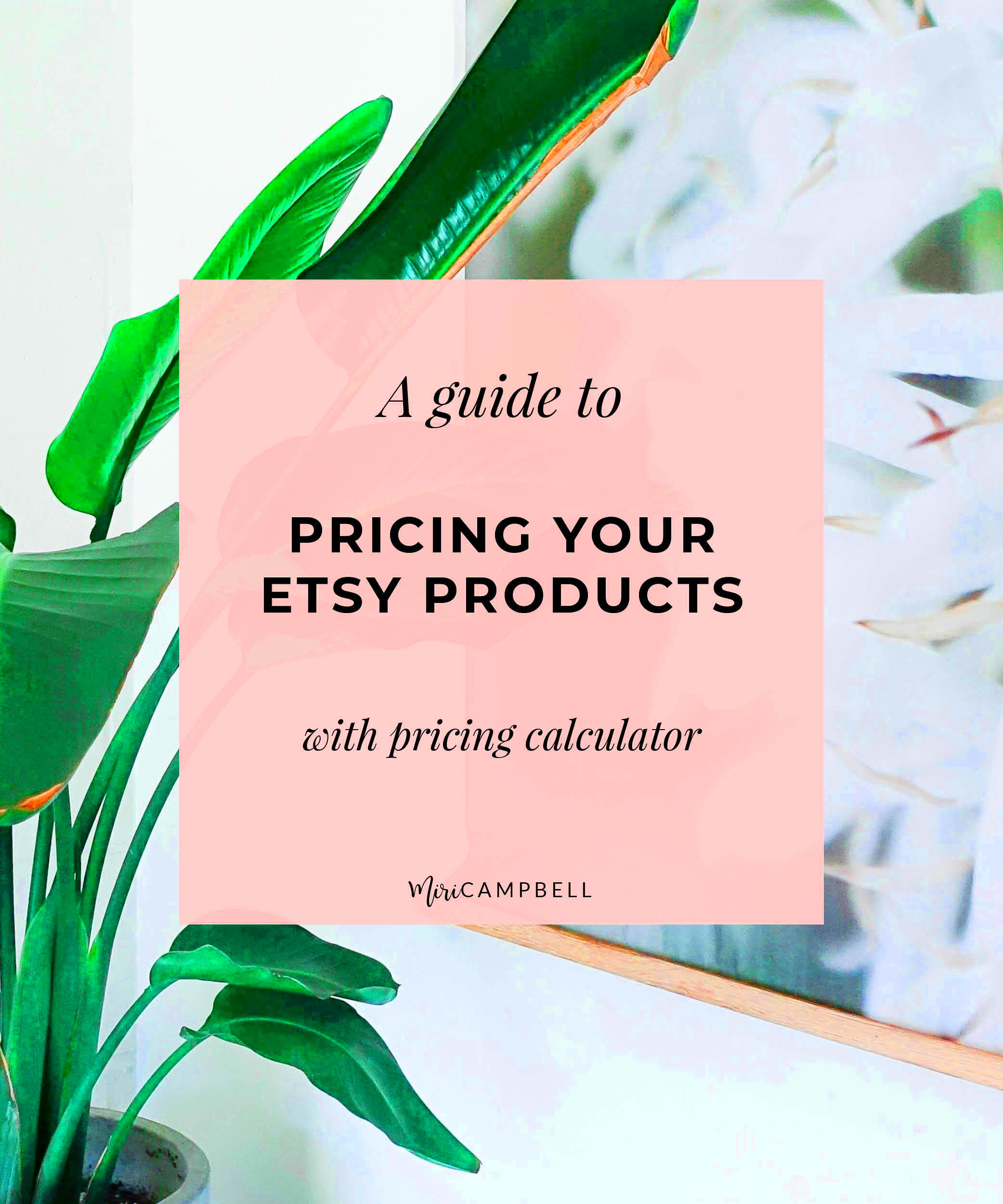 How to Price Your Etsy Products Miri Campbell