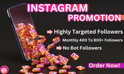 I will do Instagram marketing, grow and promotion your business for super fast