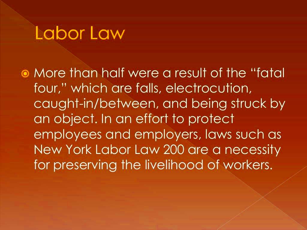 New York Labor Law 200 Safeguards Employers and Workers