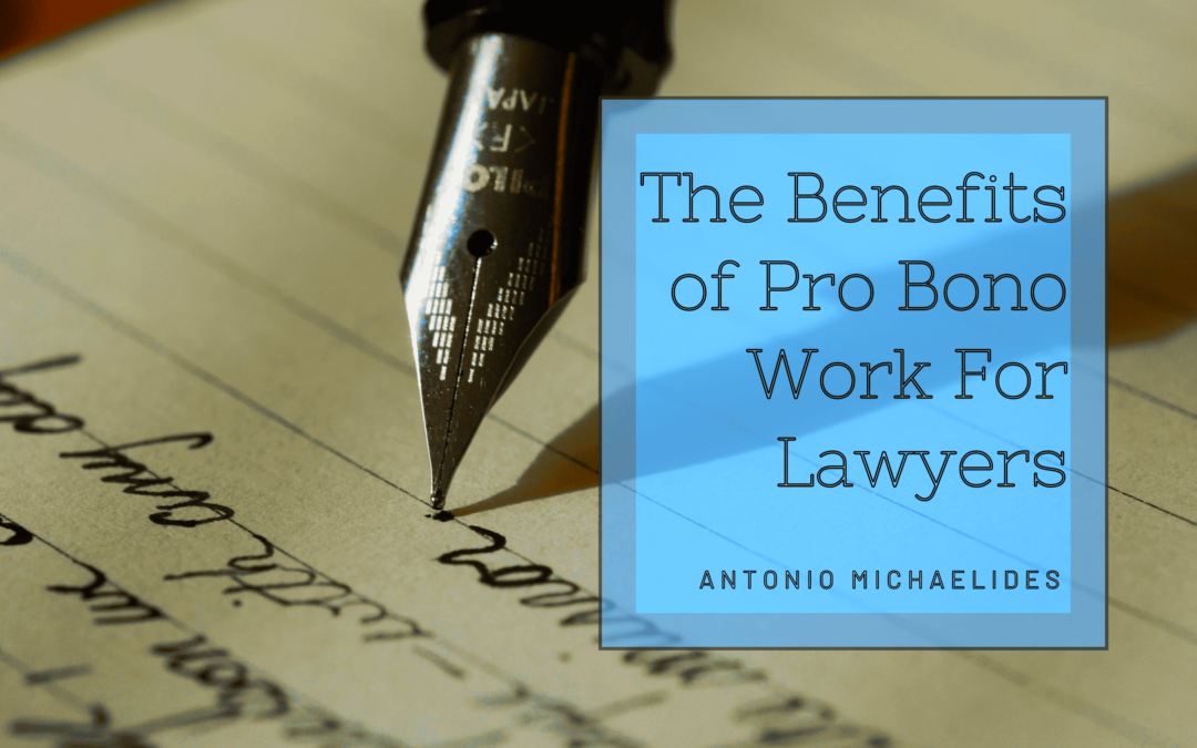 The Importance of Charity Work for Lawyers Antonio Michaelides Law