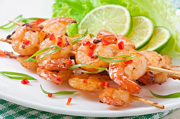 Shrimp Sauteed in Garlic and Soy Caramel – Free Stock Photo