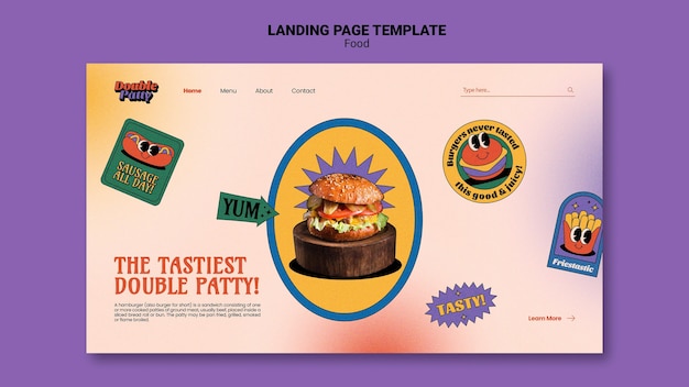 Delicious Food Web Template