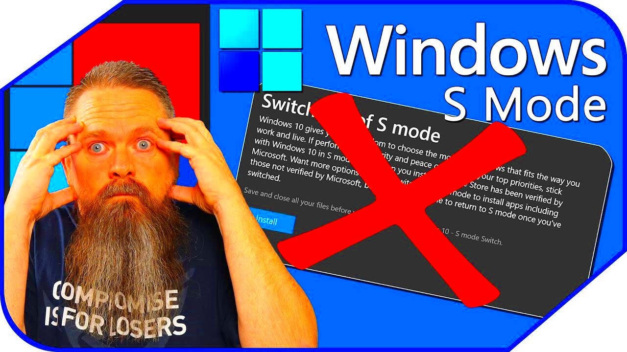 How To Turn Off Windows S Mode Without Microsoft Account YouTube