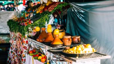 Spices on Market in Marrakech