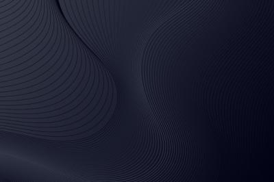 Gradient Black Background with Wavy Lines