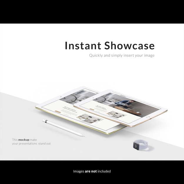 Tablets Mockup PSD Templates – Free Download