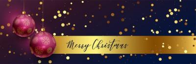 Merry Christmas Beautiful Banner – Free Stock Photo Download