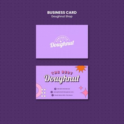 Flat Design Donuts Shop Template