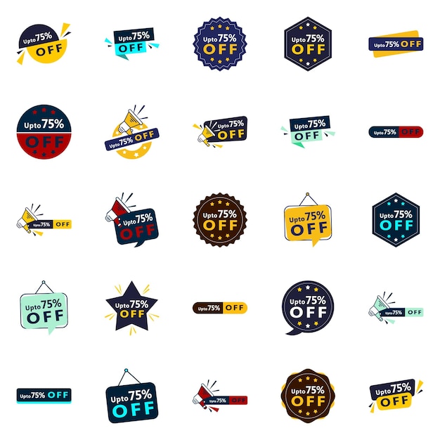 Up to 70% Off Vector Pack: Download 25 High Quality Designs for Free