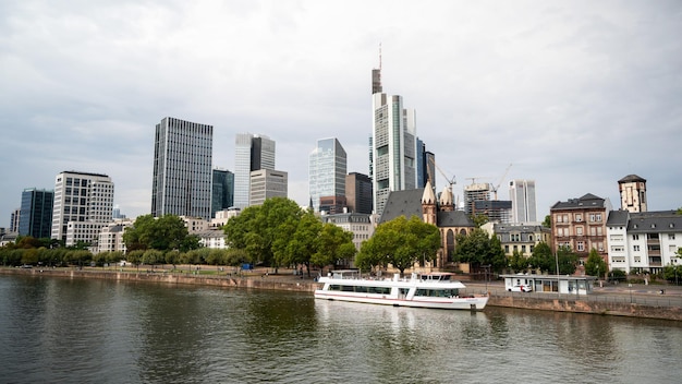 Cityscape of Frankfurt Downtown Germany