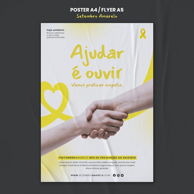 Setembro Amarelo Template Design