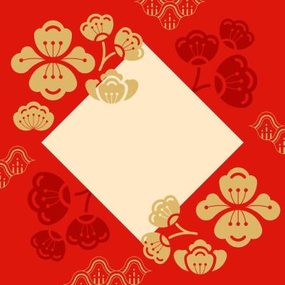 Chinese New Year mockup illustration