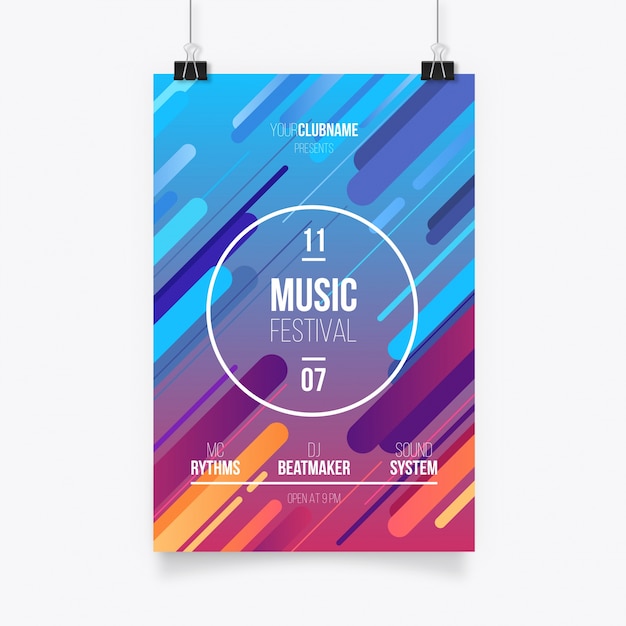 Colorful Abstract Poster Template