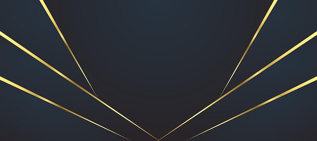 Vector Templates – Abstract Black and Gold Luxury Background Free Download